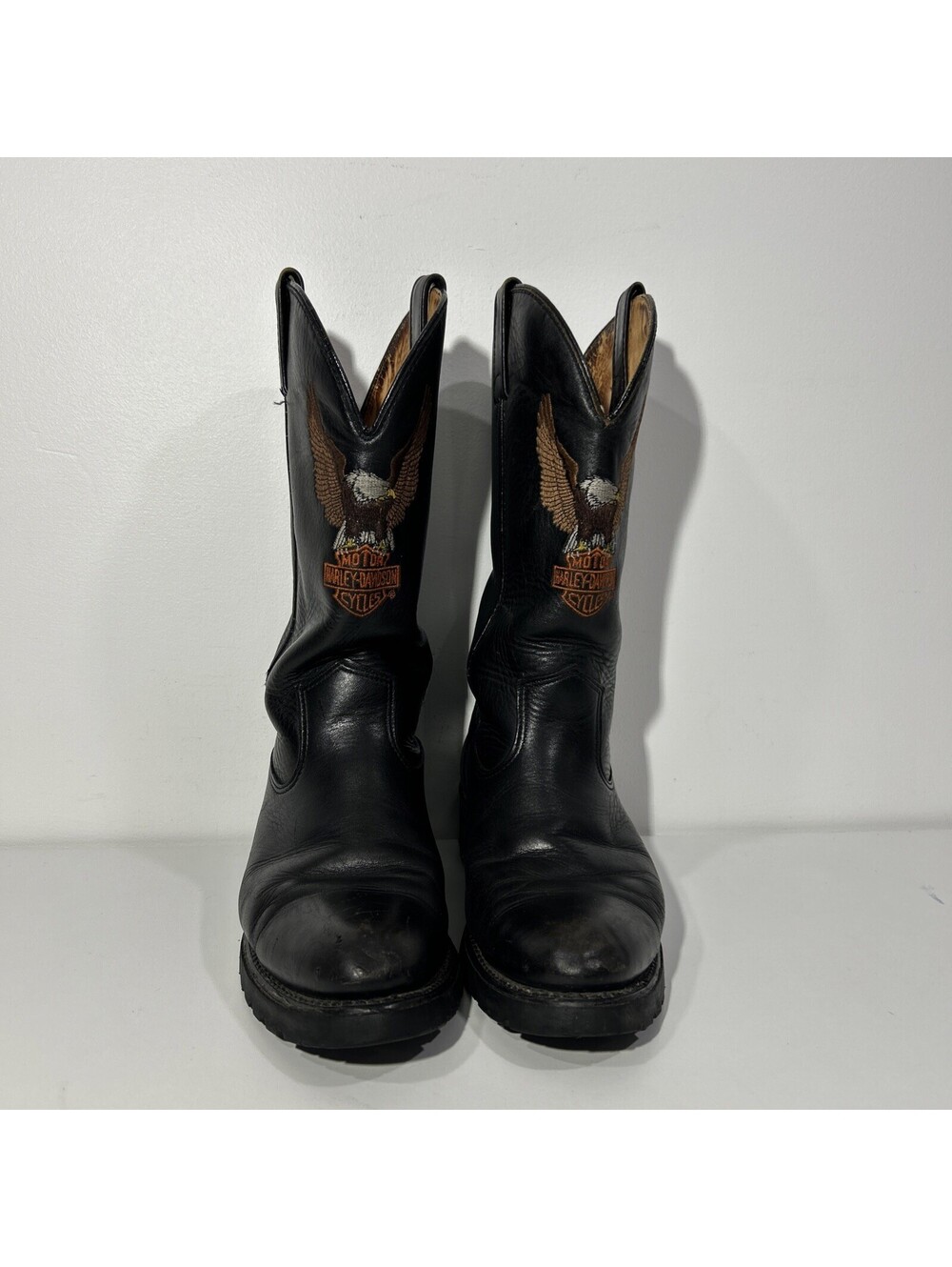 Harley-Davidson Vintage Boots 8600 Womens 8.5 D Motorcycle Biker Leather